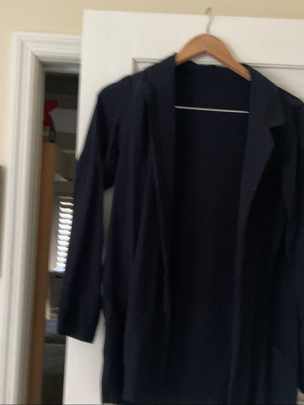 Like new Navy Open-Front  Blazer for Women